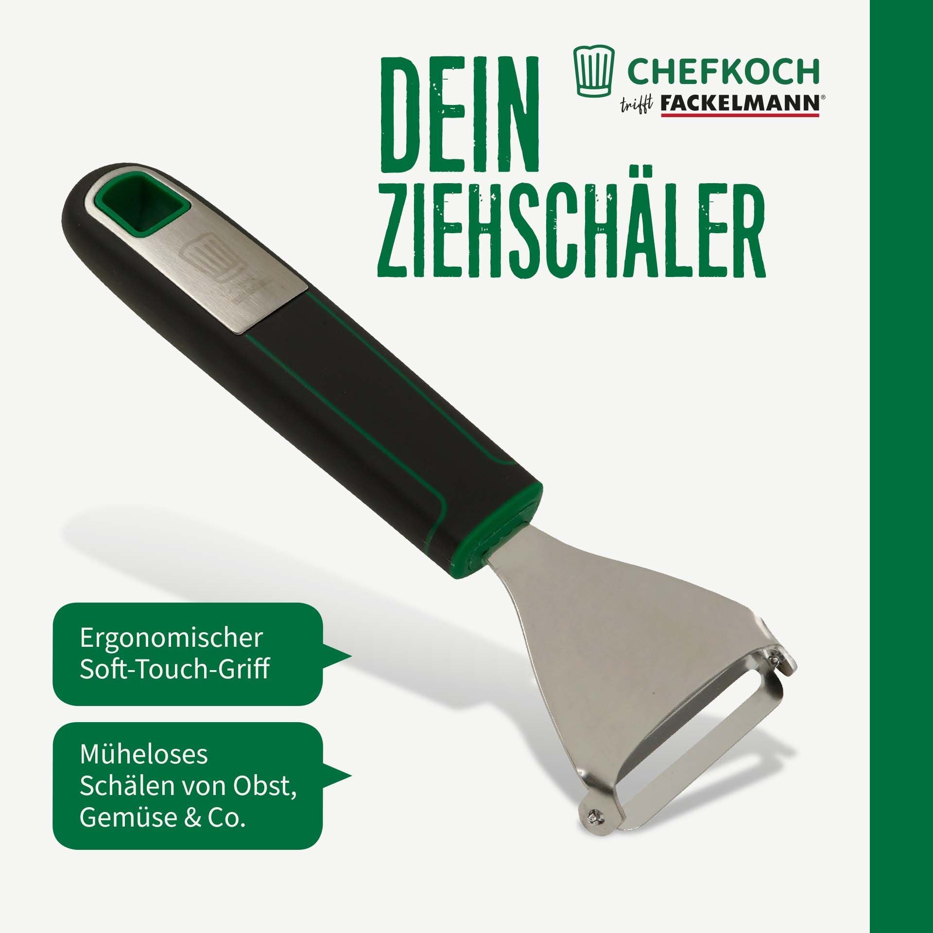 Grønnsaksskreller 17 cm med pendelblad i emballasje