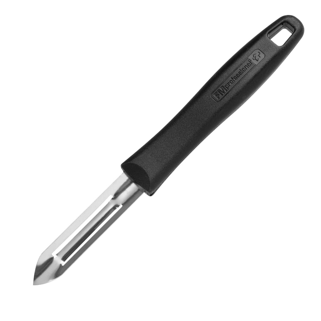 Grønnsaksskreller 19 cm rustfritt stål - FMprofessional forfra