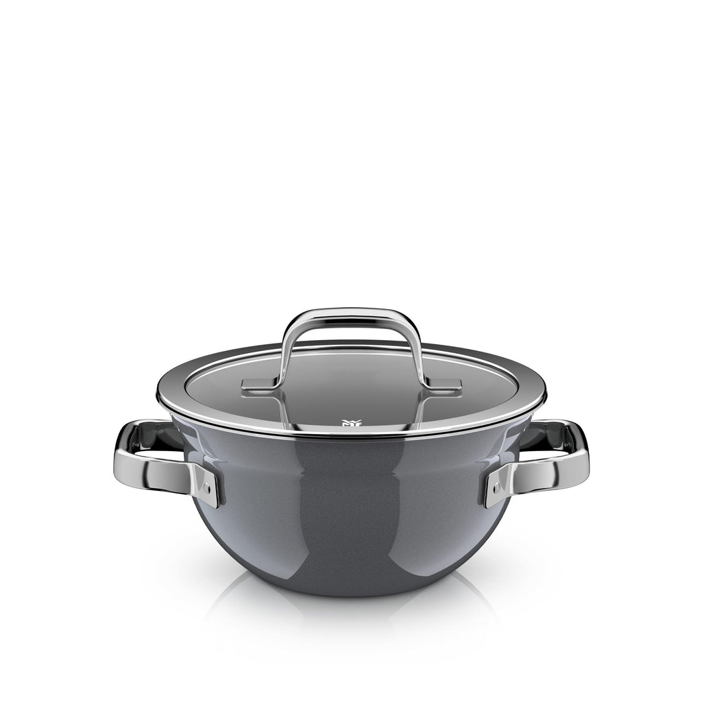 Gryte med lokk 20 cm 2,3 L Fusiontec Mineral Pro Platinum forfra
