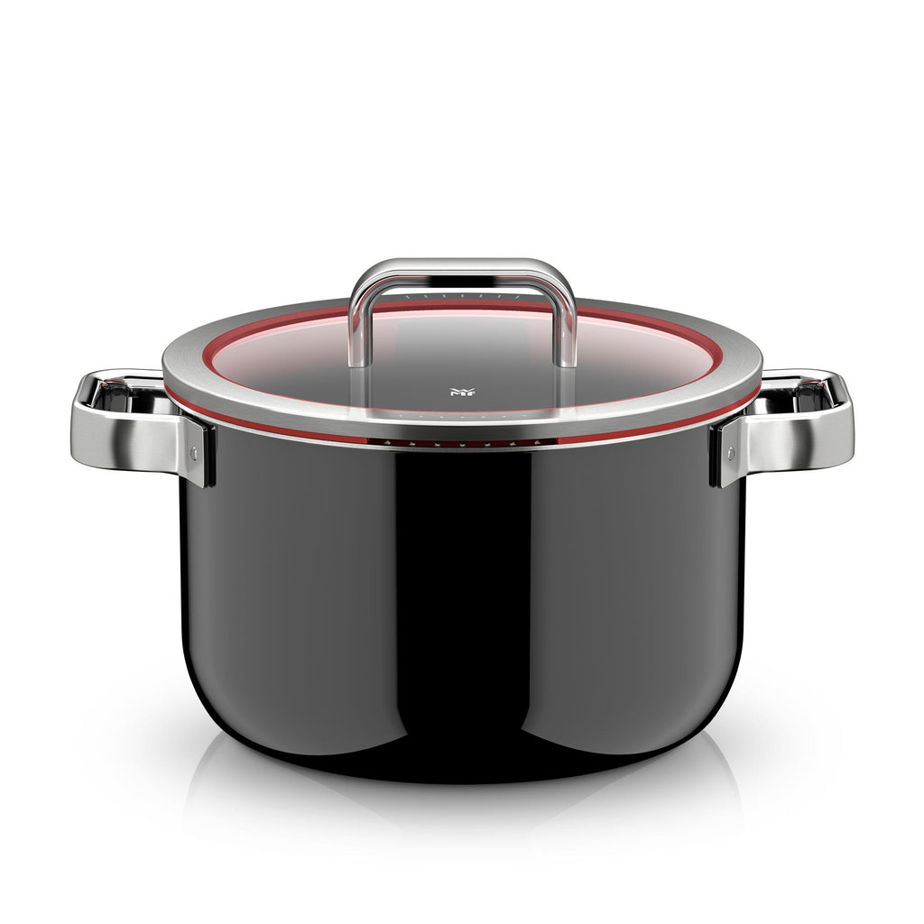 Grytersett 4-delt Fusiontec Function Pro svart - WMF nærbilde håndtak