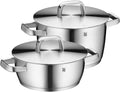 Grytesett 2-delt Iconic rustfritt stål induksjon WMF forfra