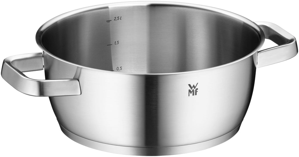Grytesett 2-delt Iconic rustfritt stål induksjon WMF dampåpning lokk