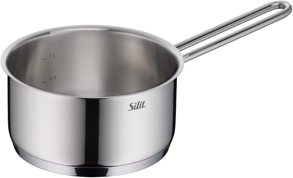 Grytesett 4-delt Extra Cook rustfritt stål induksjon glasslokk nærbilde av lokk
