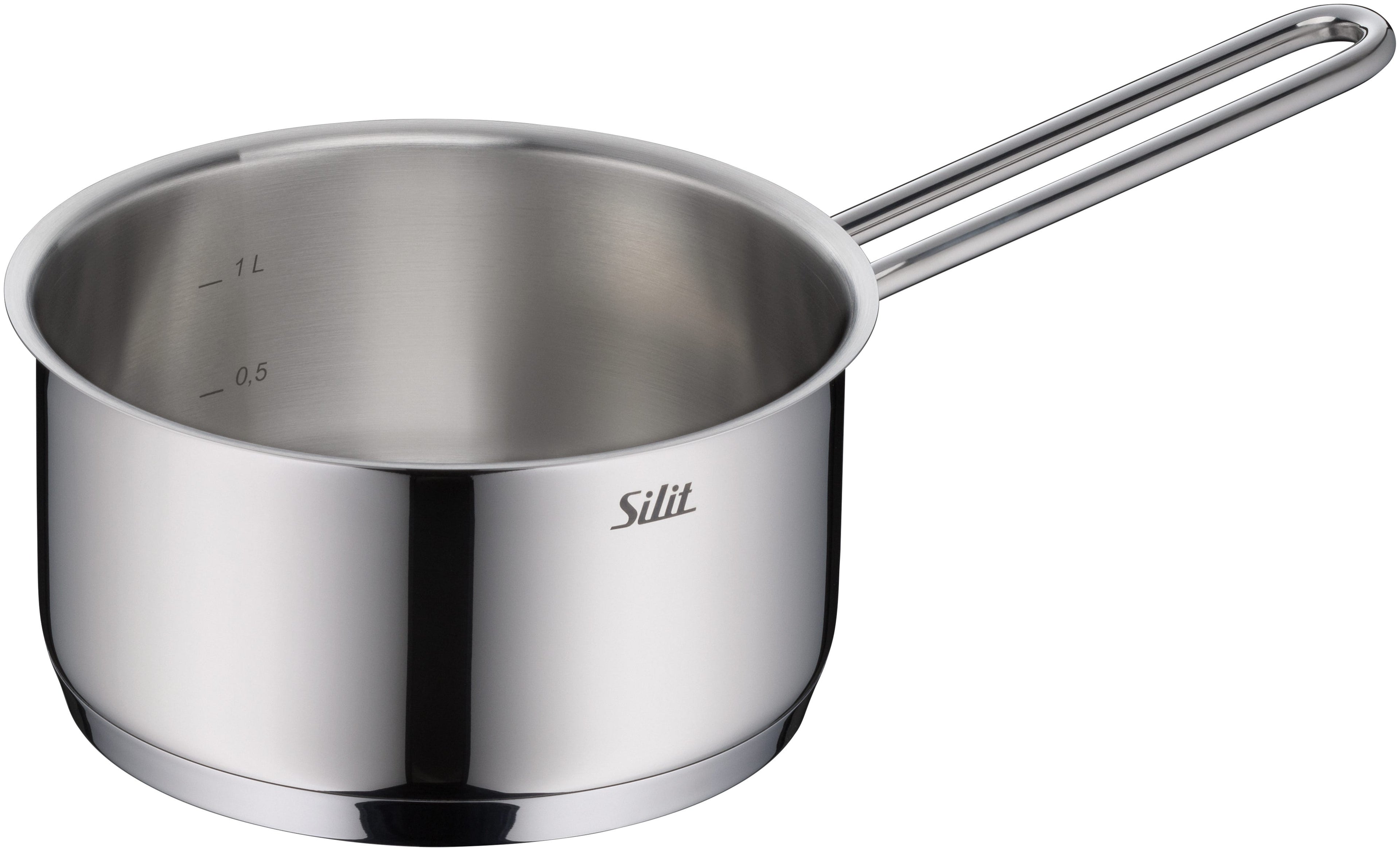 Grytesett 4-delt Extra Cook rustfritt stål induksjon glasslokk nærbilde av lokk