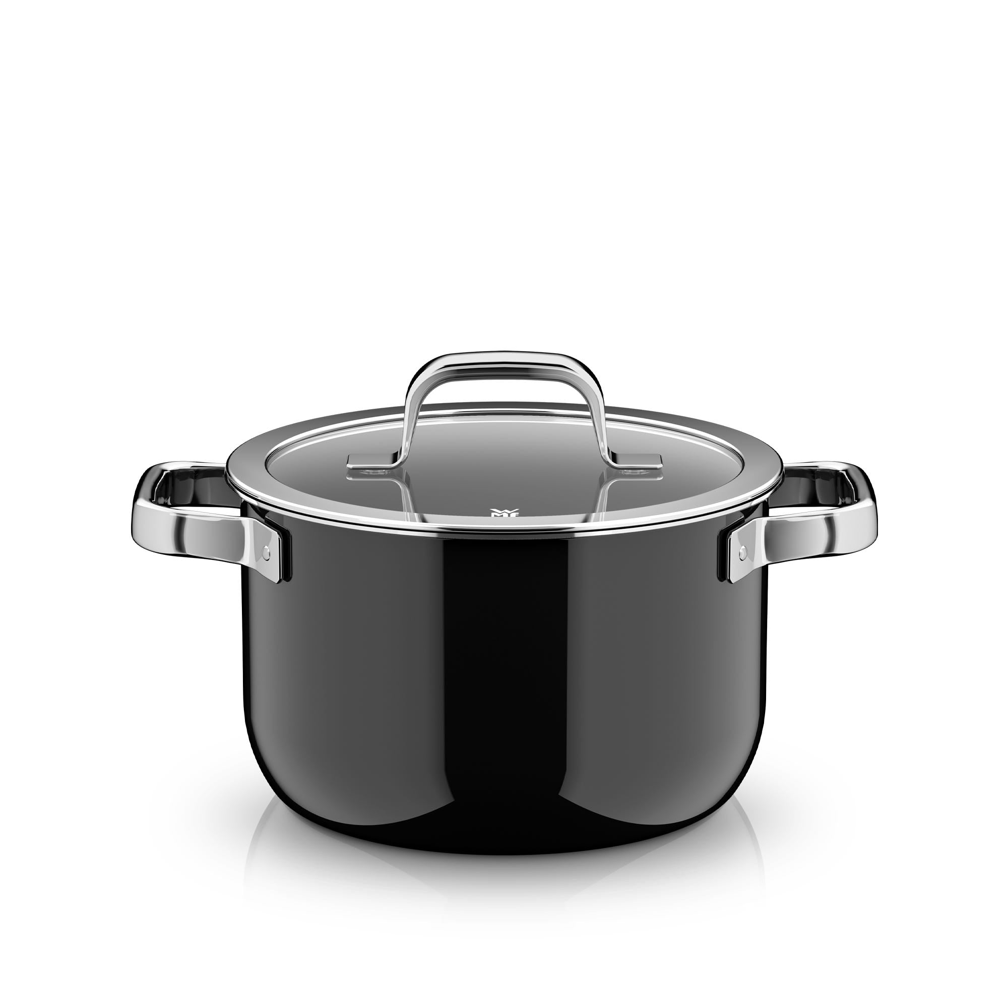 Grytesett 4-delt Fusiontec Mineral Pro black induksjon - WMF detalj av håndtak