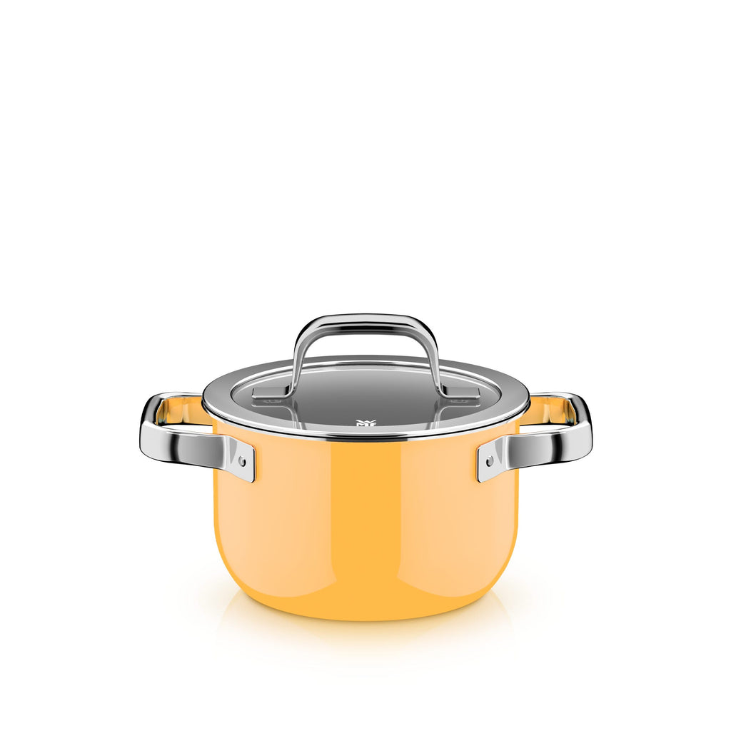 Grytesett 4-delt Fusiontec Mineral Pro mango yellow induksjon - WMF bakside