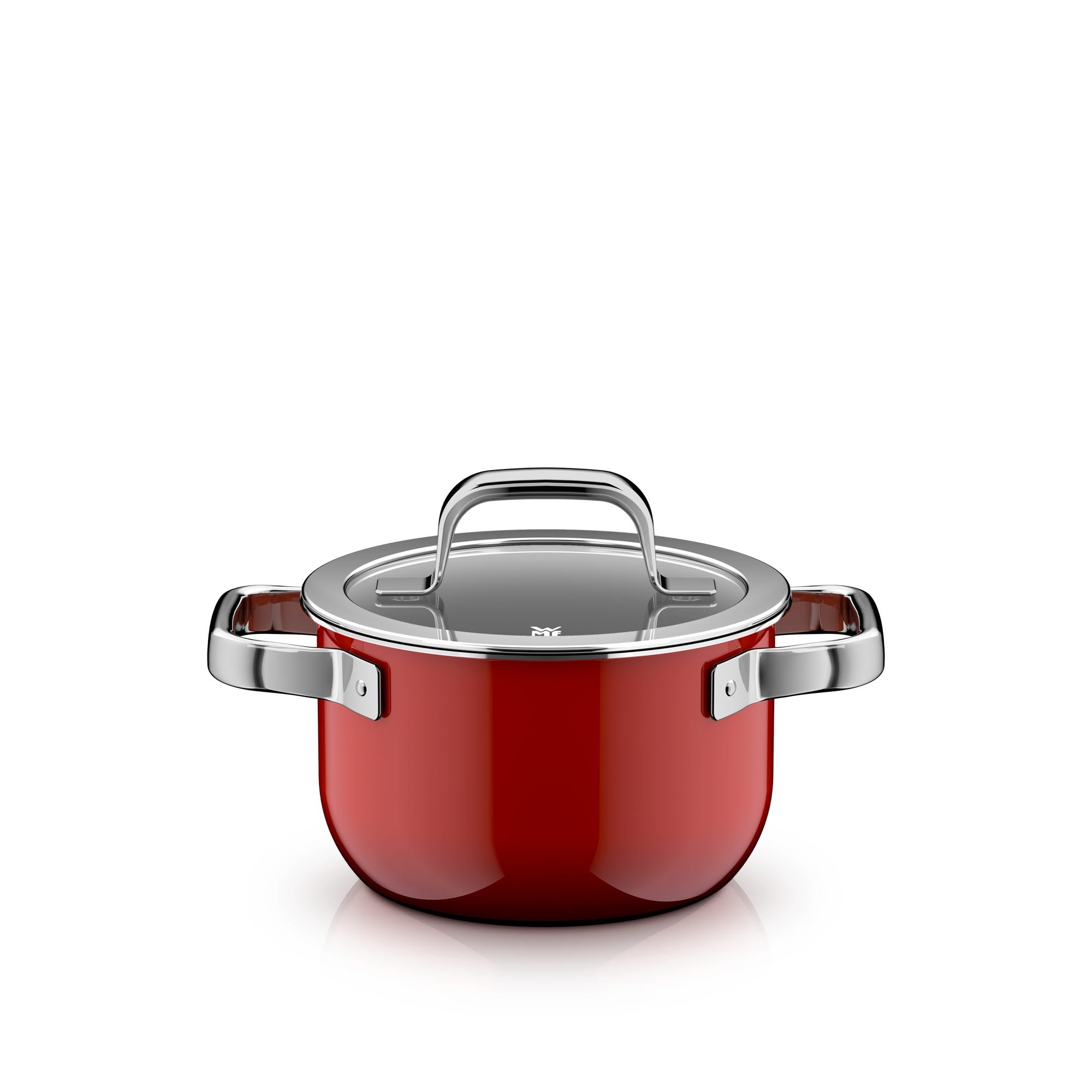 Grytesett 4-delt Fusiontec Mineral Pro passion red induksjon WMF bakside
