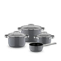 Grytesett 4-delt Fusiontec Mineral Pro platinum rustfritt stål forfra