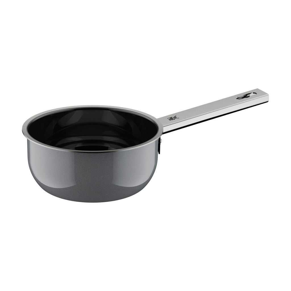 Grytesett 4-delt Fusiontec Mineral Pro platinum rustfritt stål montert på komfyr