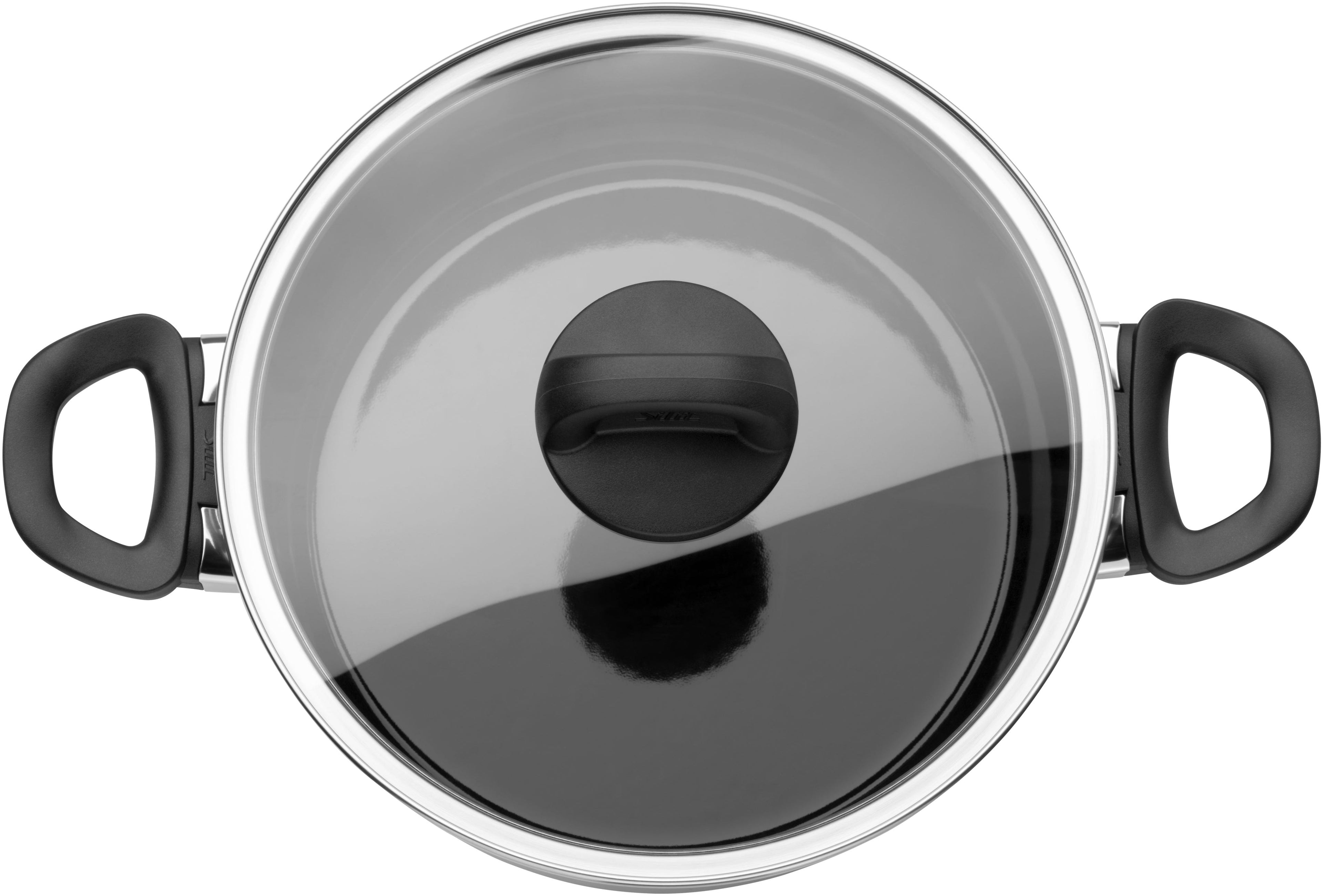 Grytesett 4-delt Silargan® Modesto svart induksjon - Silit kasserolle detalj
