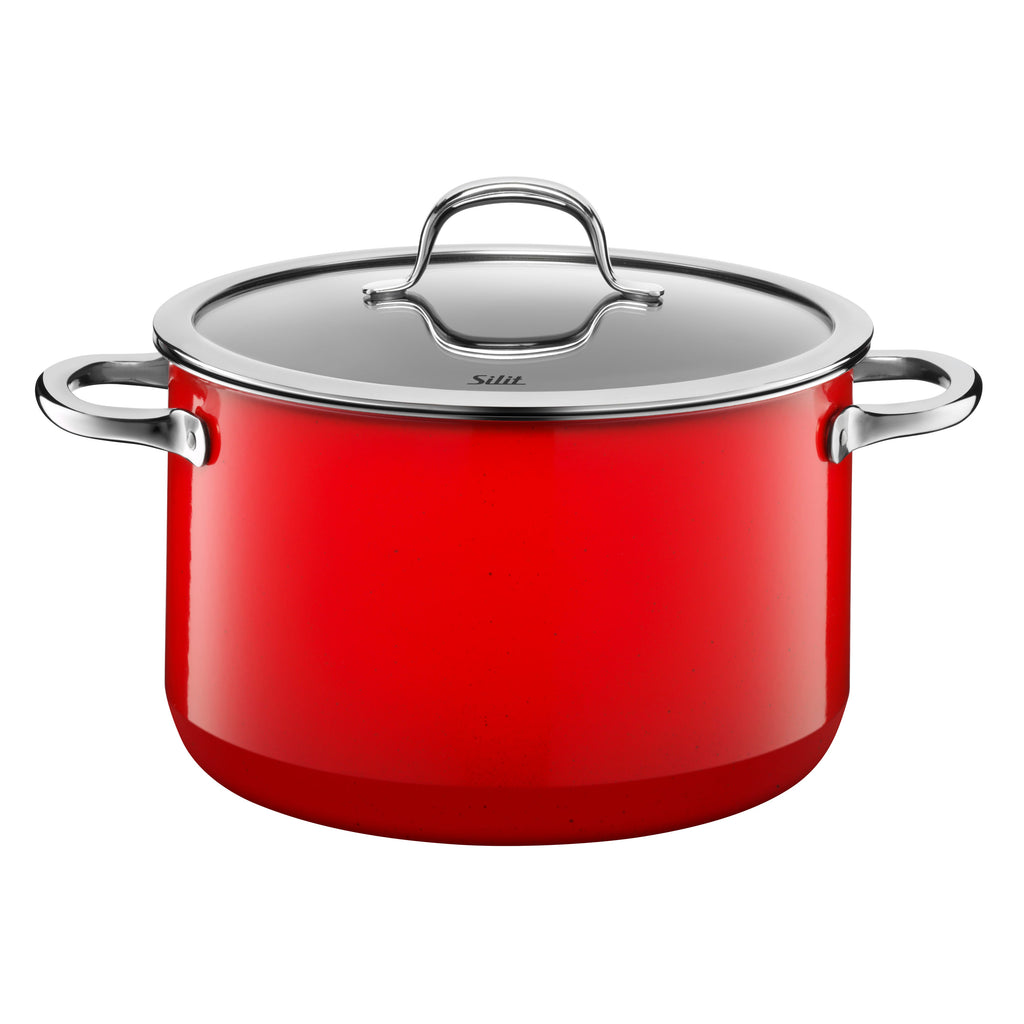 Grytesett 4-delt Silargan® Passion rød induksjon bakside