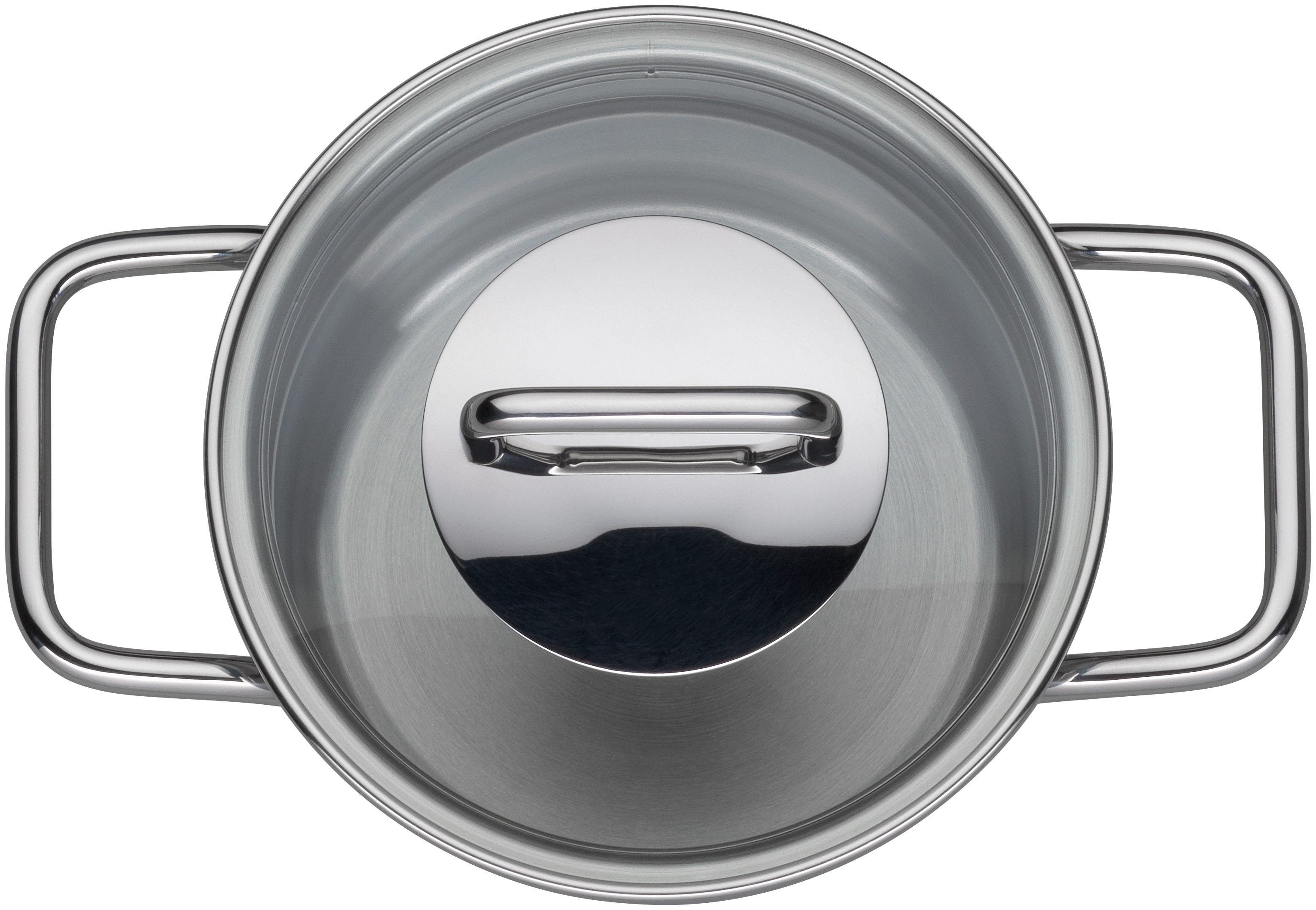 Grytesett mini 4-delt Extra Cook rustfritt stål induksjon - Silit i bruk på kokeplate