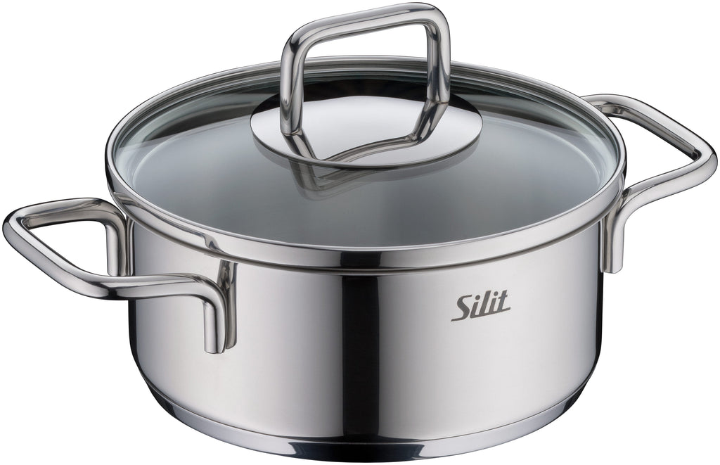 Grytesett mini 4-delt Extra Cook rustfritt stål induksjon - Silit stablet
