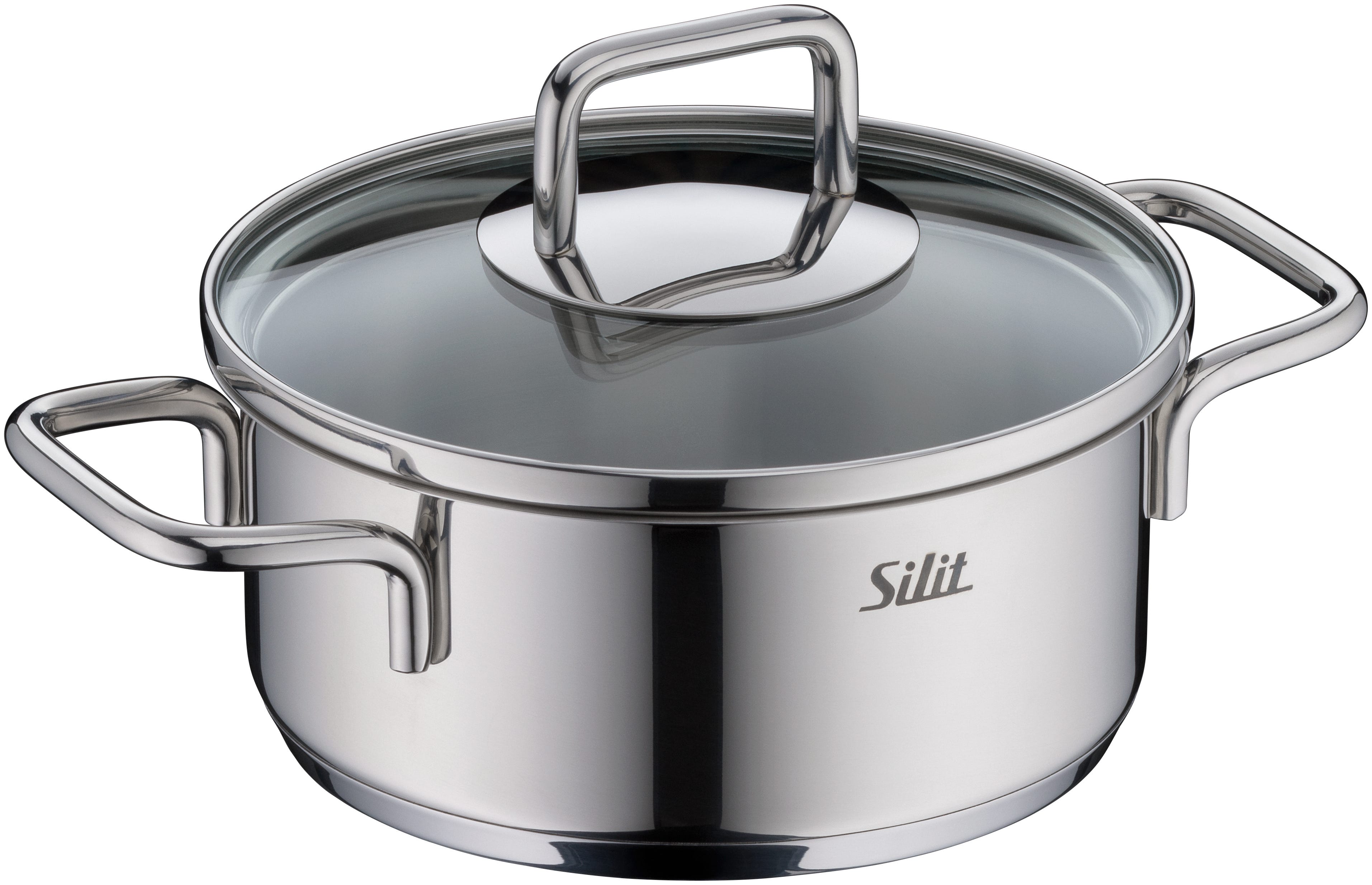 Grytesett mini 4-delt Extra Cook rustfritt stål induksjon - Silit stablet