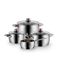 Grytesett Quality One 4-delt rustfritt stål induksjon - WMF forfra