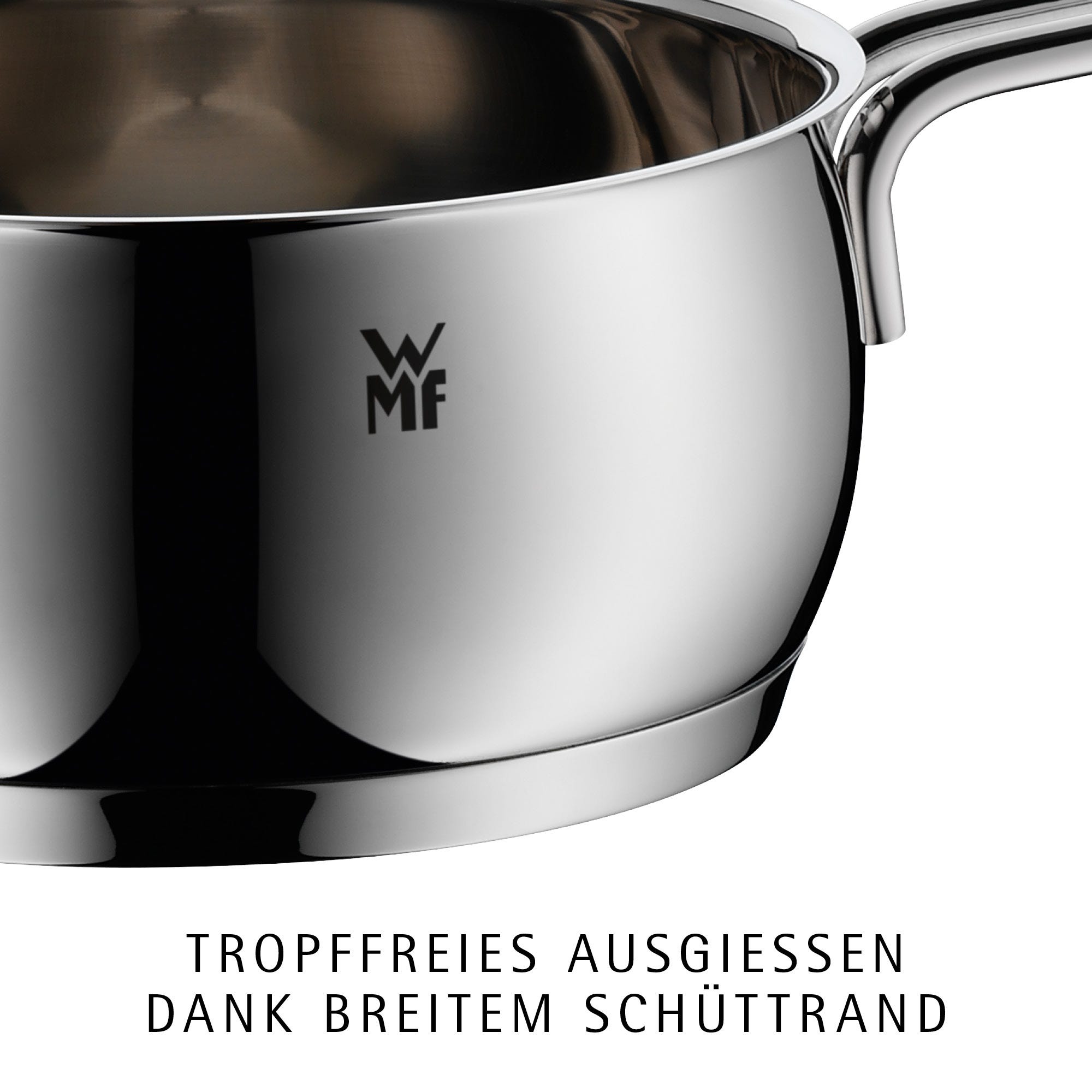 Grytesett Quality One 4-delt rustfritt stål induksjon - WMF montert på komfyr