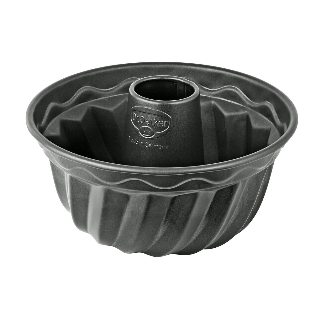 Gugelhupfform Ø18 cm non-stick Tradition svart stål bakside