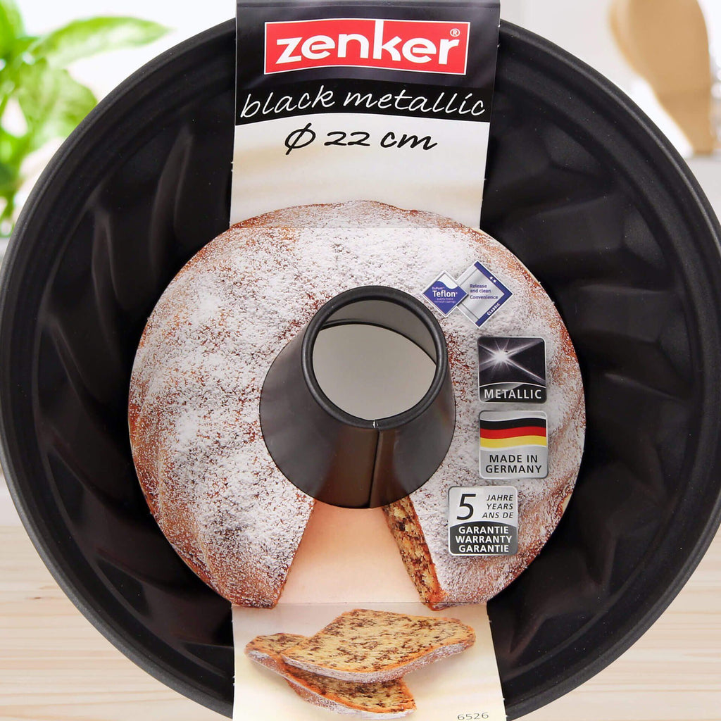 Gugelhupfform 22 cm non-stick Black Metallic - Zenker detalj av non-stick belegg