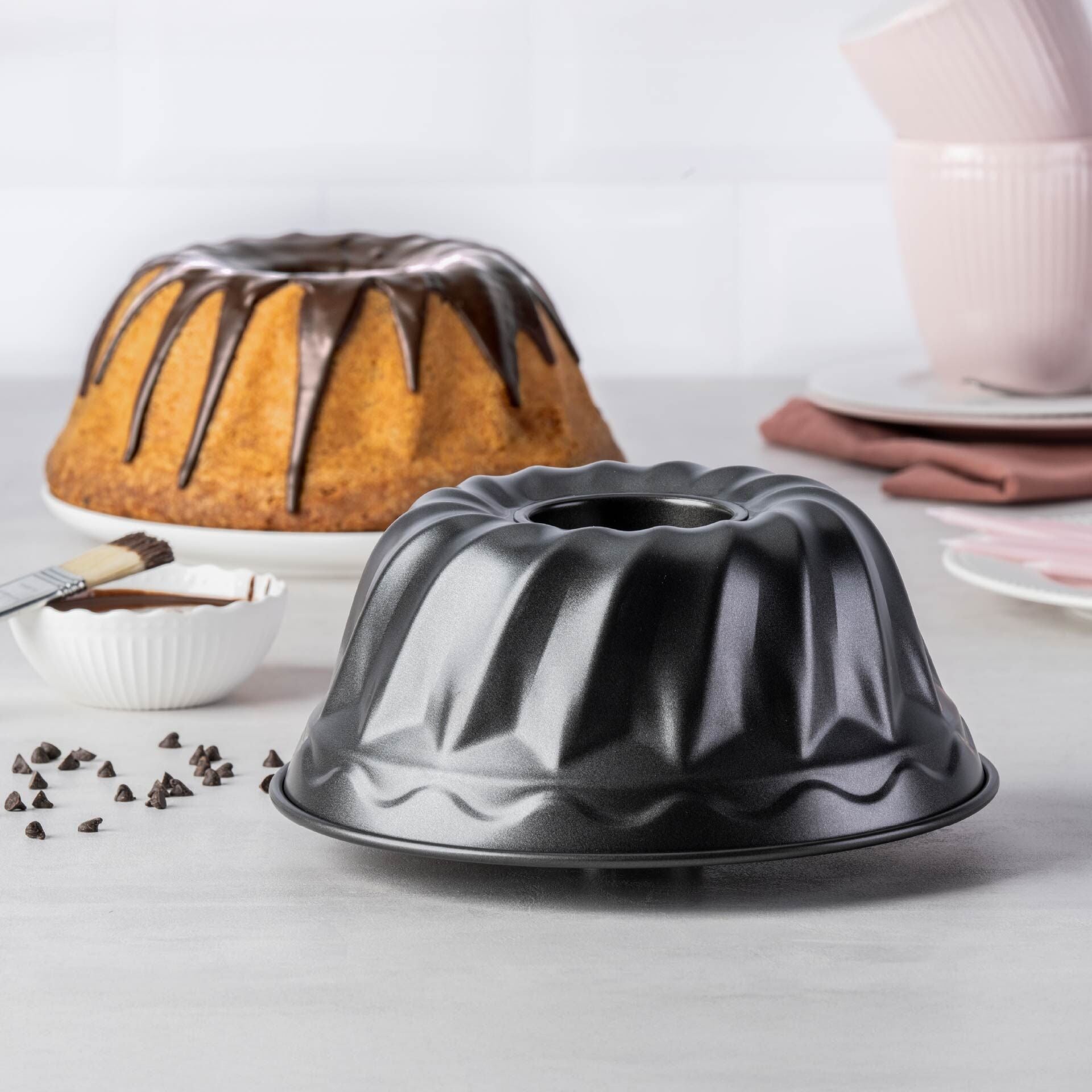Gugelhupfform Ø22 cm non-stick stål Dr. Oetker bakside