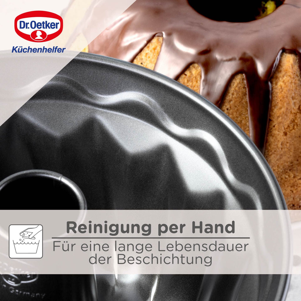 Overblikk av Gugelhupfform Ø22 cm non-stick stål Dr. Oetker