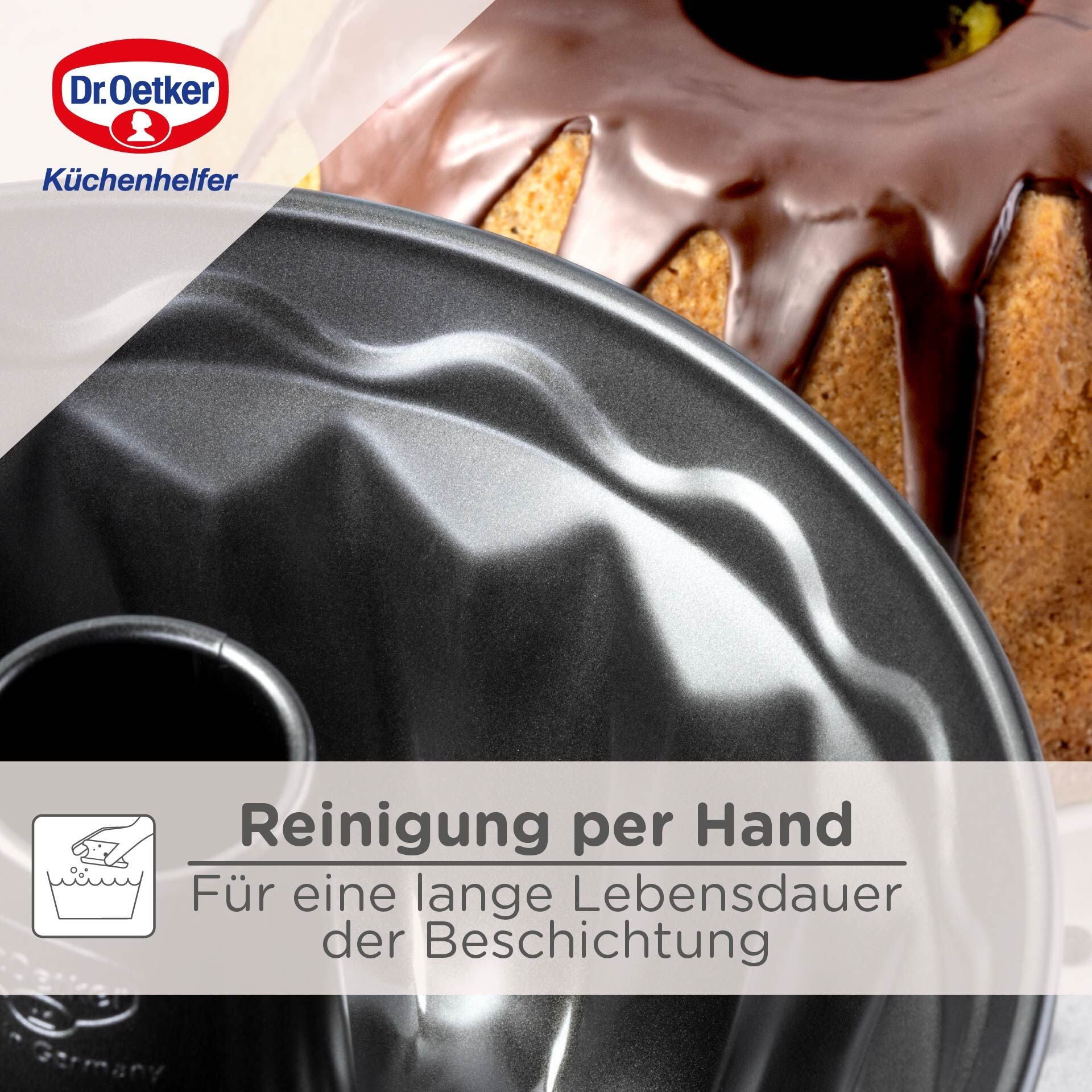 Overblikk av Gugelhupfform Ø22 cm non-stick stål Dr. Oetker
