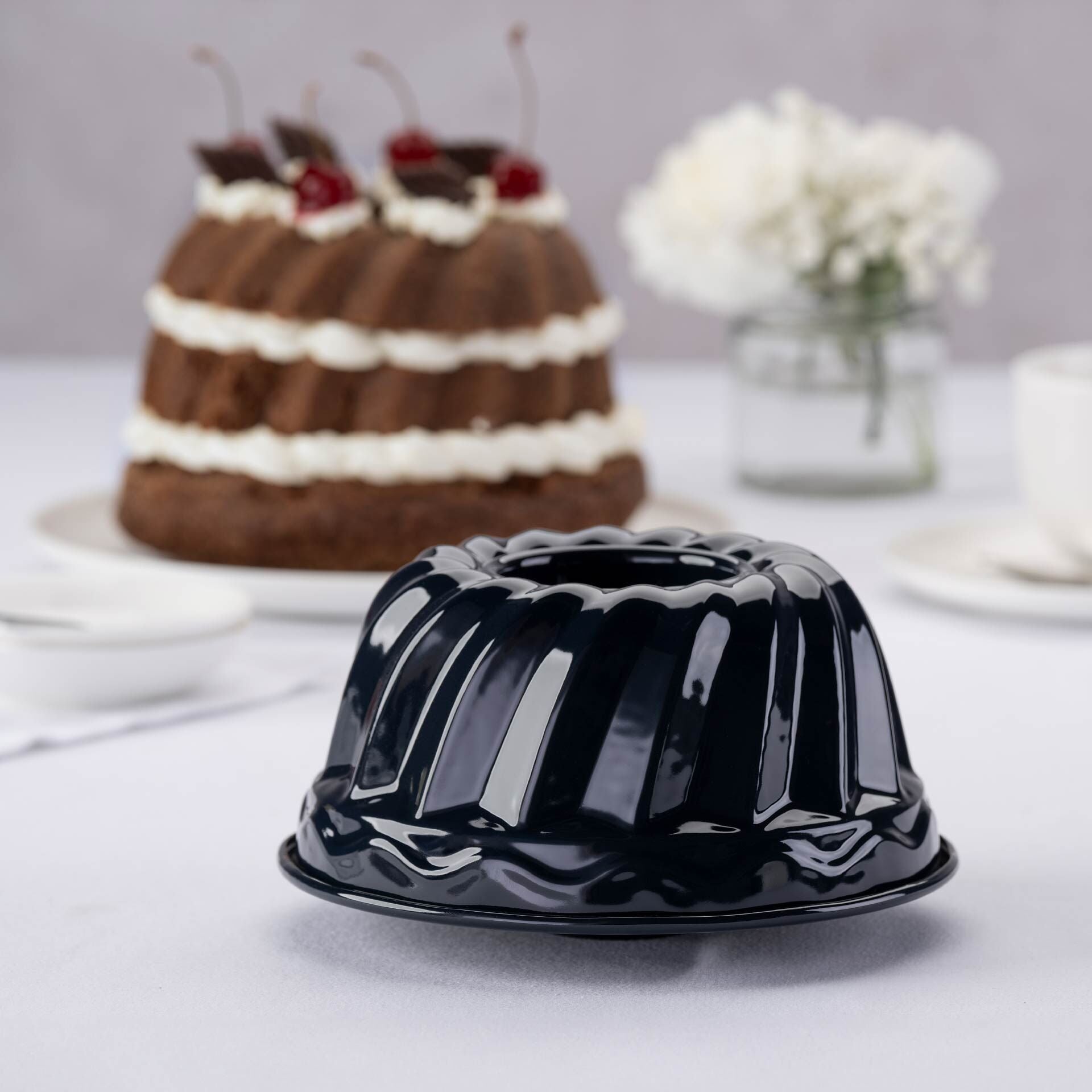 Detalj av Gugelhupfform emalје Ø18 cm Back-Liebe - Dr. Oetker