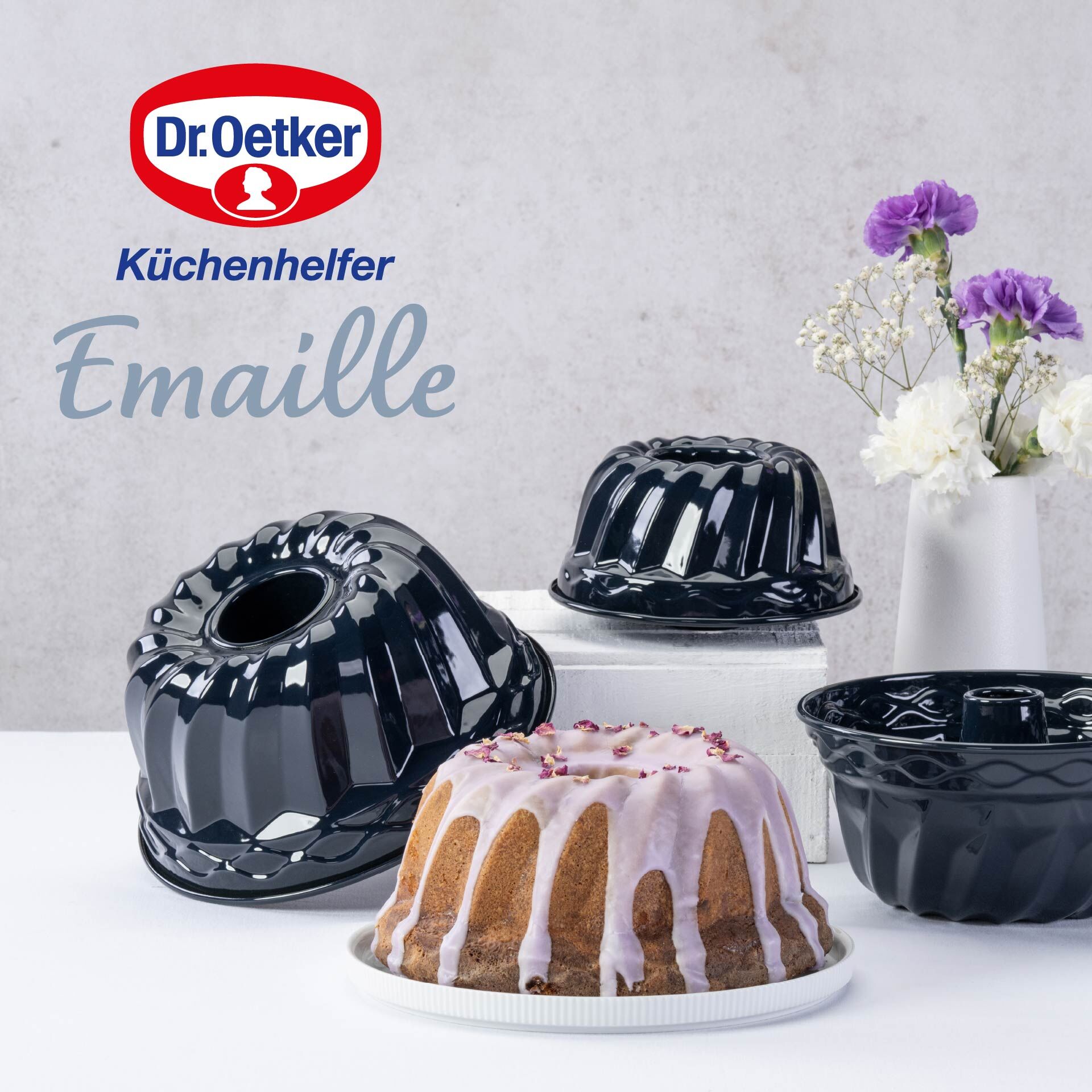 Gugelhupfform emaljert Ø22 cm PFAS-fri Dr. Oetker for baking