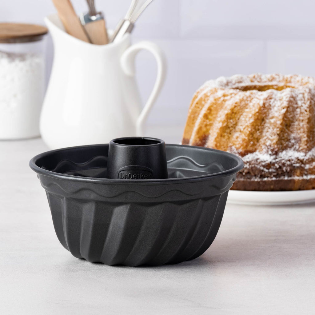 Gugelhupfform Ø18 cm non-stick PFAS-fri stål Dr. Oetker bakside