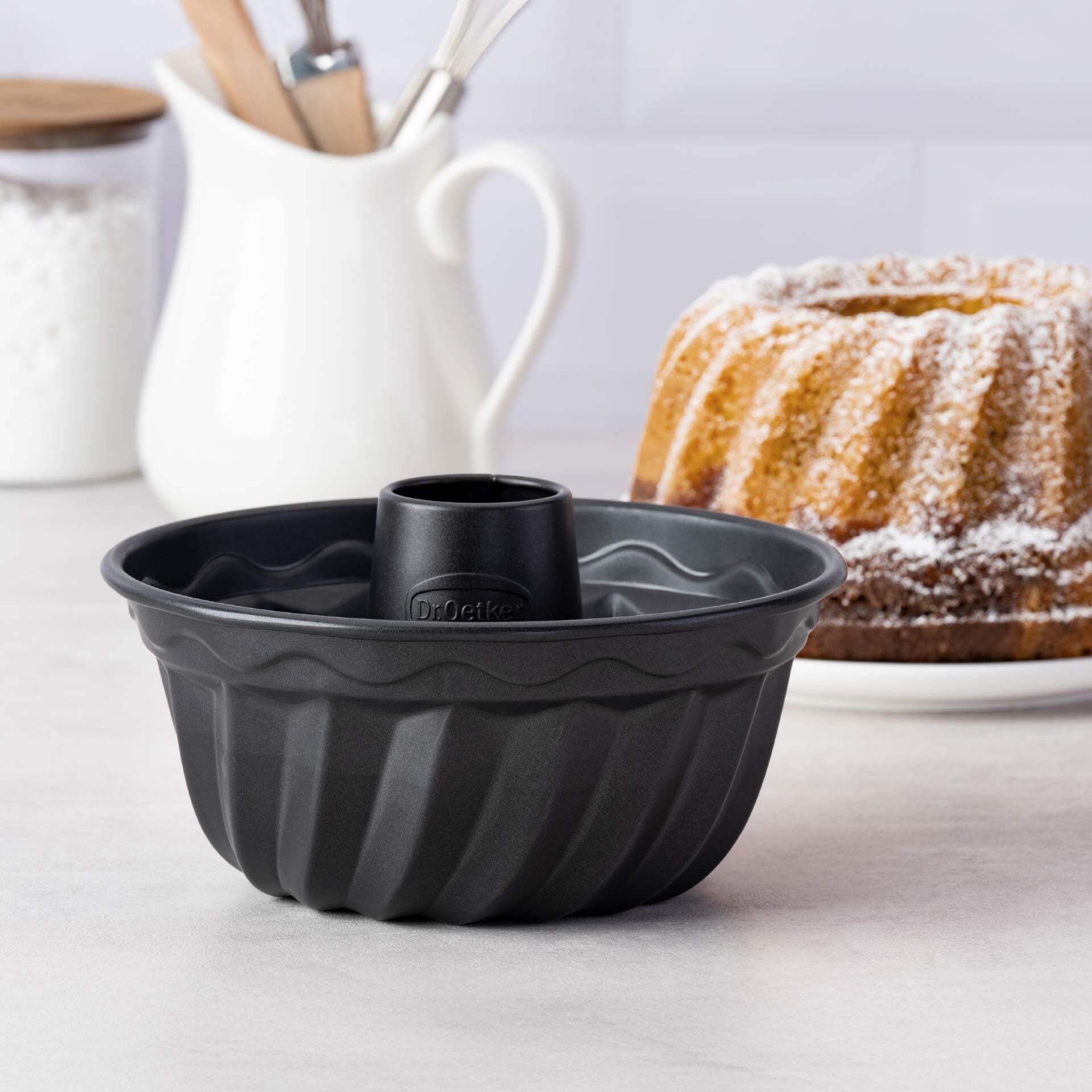 Gugelhupfform Ø18 cm non-stick PFAS-fri stål Dr. Oetker bakside