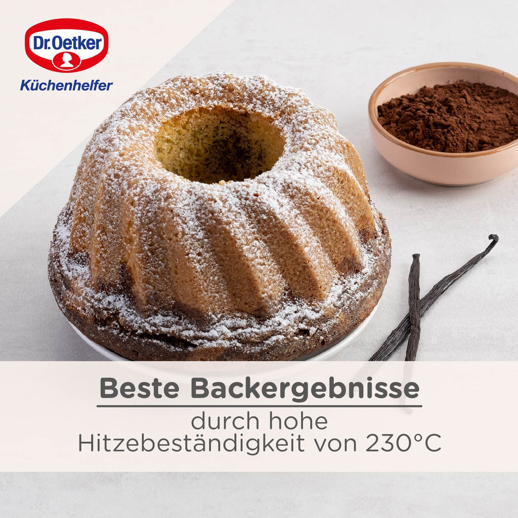 Gugelhupfform Ø18 cm non-stick PFAS-fri stål Dr. Oetker detalj av kant