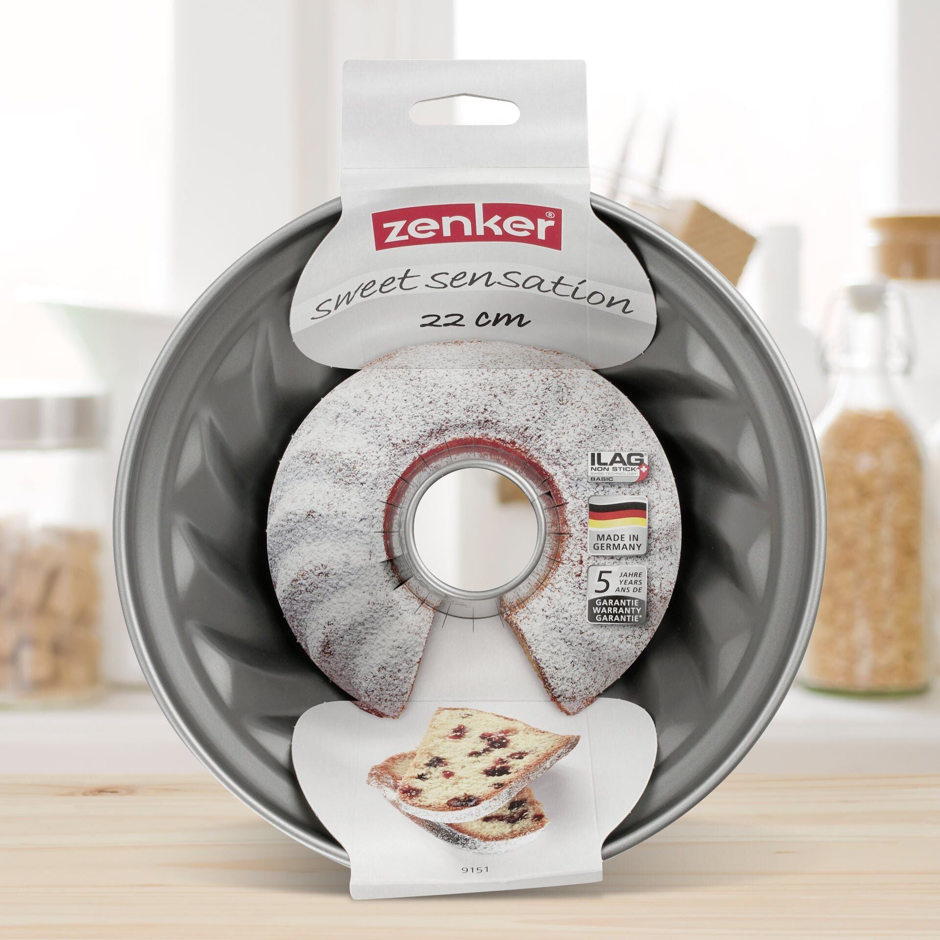 Gugelhupfform Ø22 cm non-stick Sweet Sensation - Zenker detalj av non-stick belegg