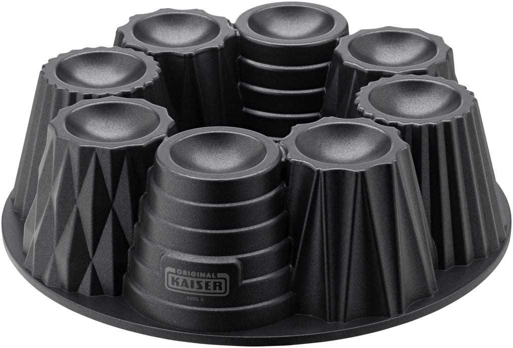 Gugelhupfform tarteletter 26 cm non-stick 8 deler - Kaiser bakside