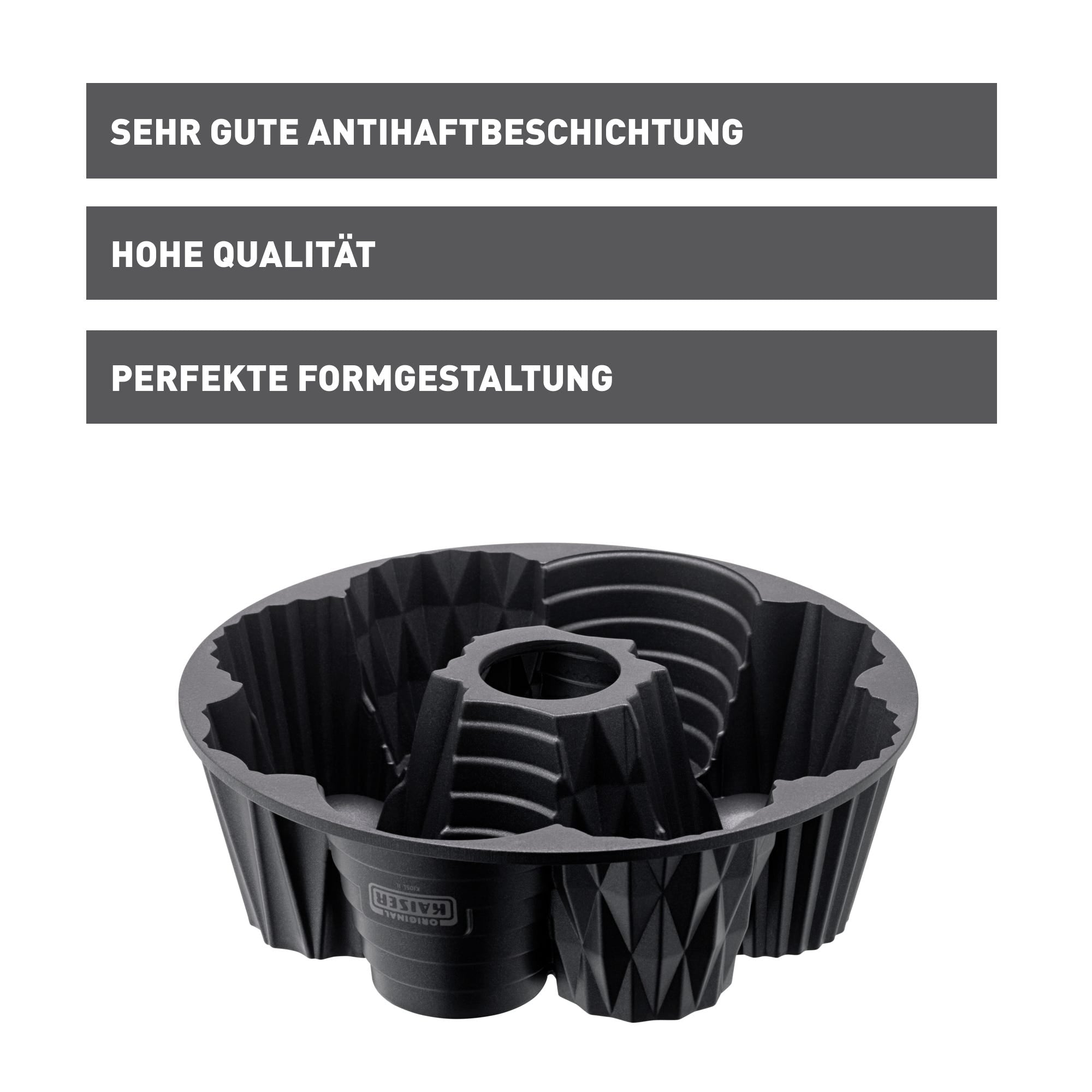 Gugelhupfform tarteletter 26 cm non-stick 8 deler - Kaiser nærbilde av form