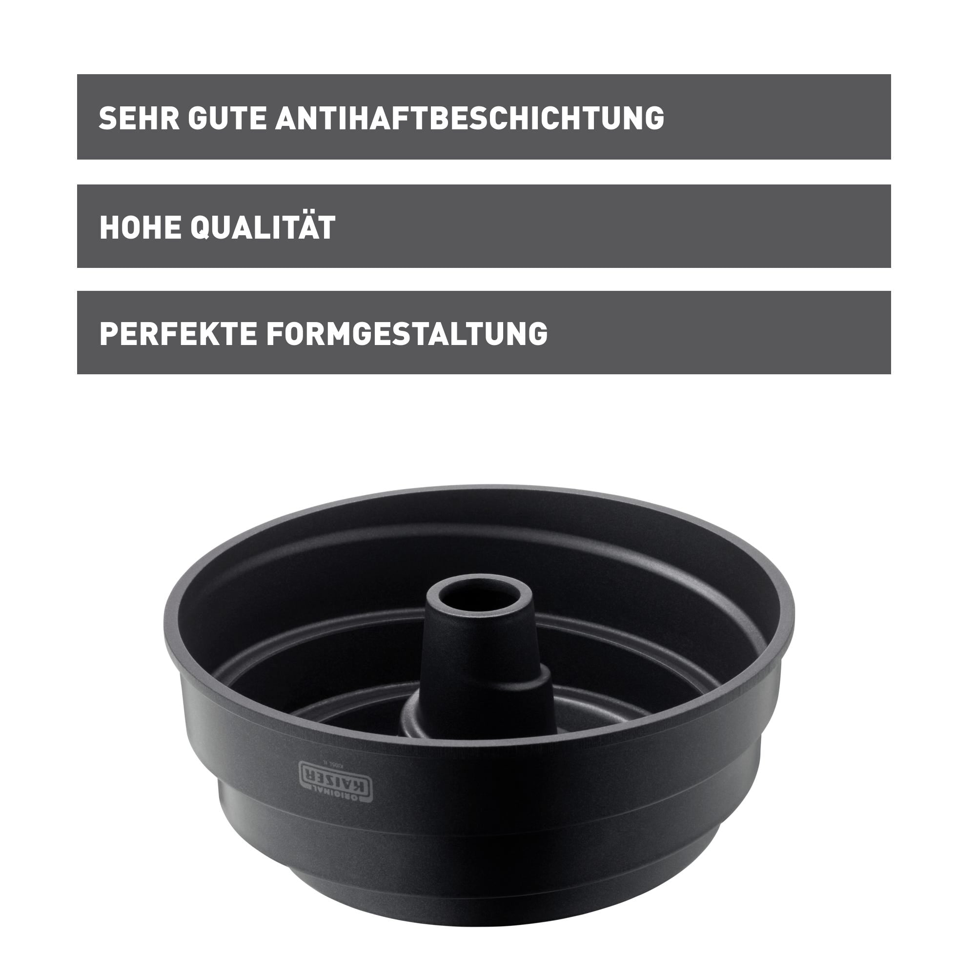Nærbilde av non-stick belegg på Gugelhupfform Twister 25 cm KAISER