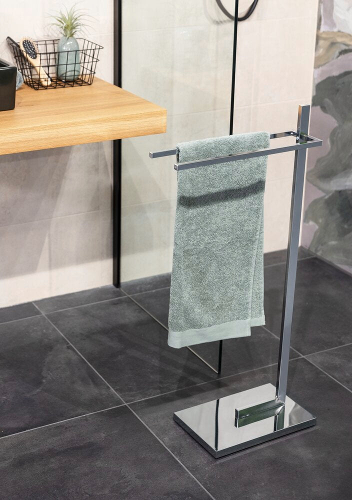 Detaljbilde av Håndklestativ Quadro med 2 stenger rustfritt stål - WENKO