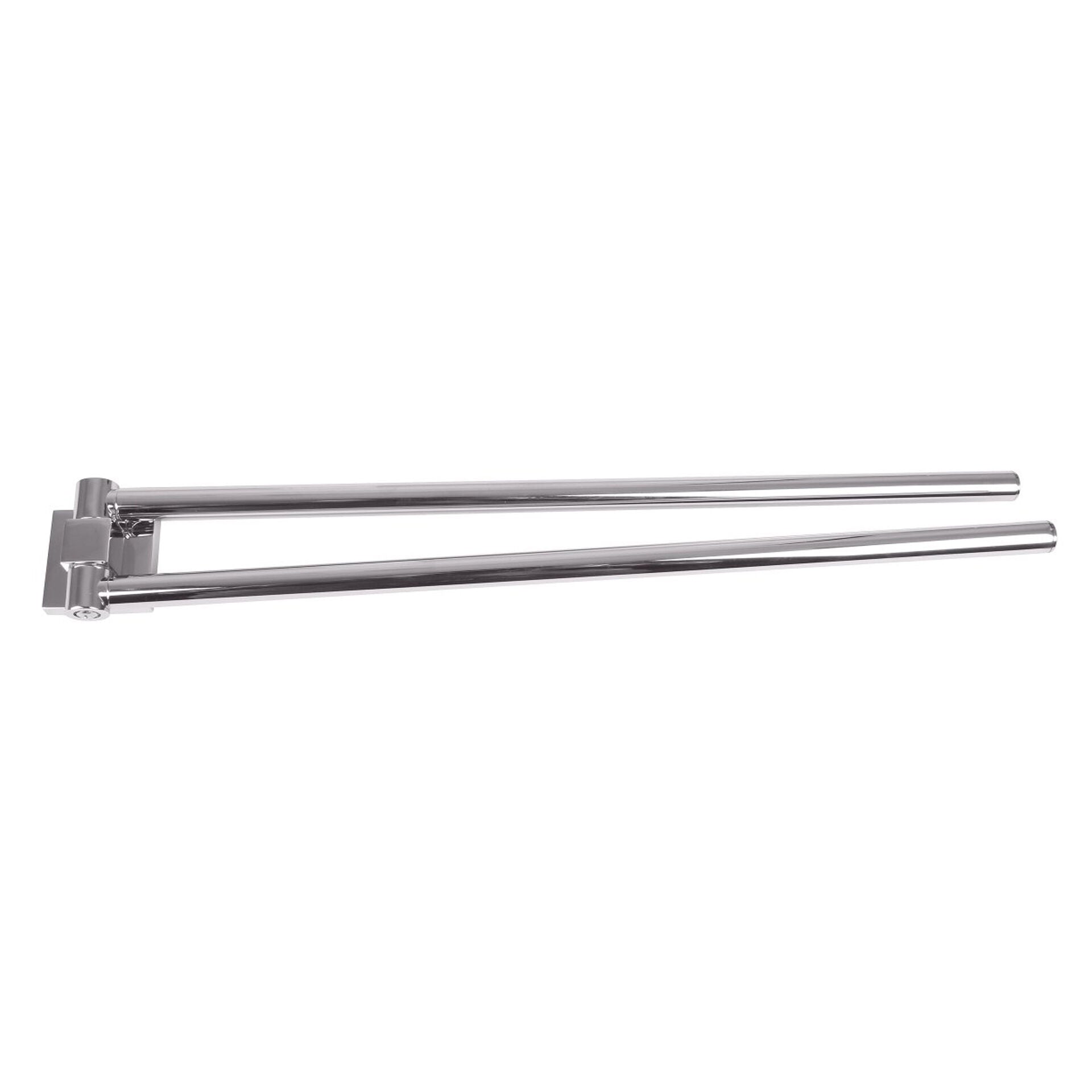 Håndkleholder 2-armet 47 cm krom Mare forfra