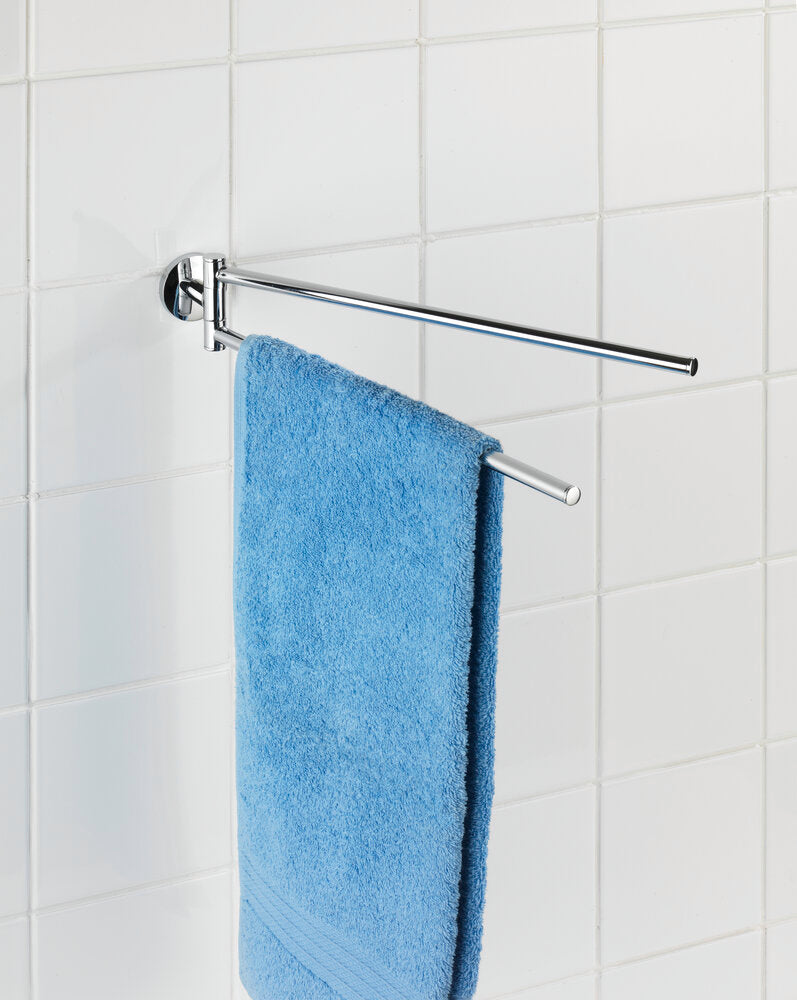 Detalj av Håndkleholder Cuba 2 armer forkrommet sink