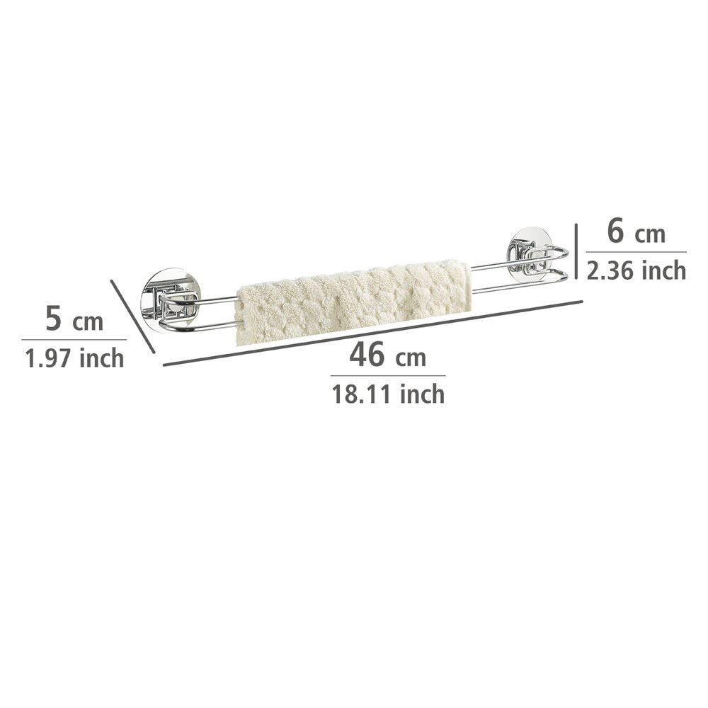 Montert håndkleholder Turbo-Loc® forkrommet metall uten boring på vegg