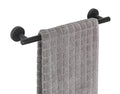 Håndklestang 40 cm svart matt rustfritt stål - Wenko forfra