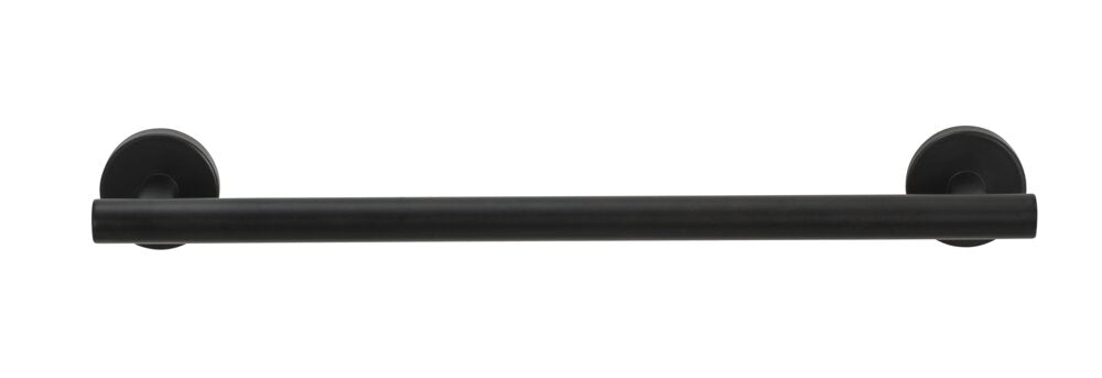 Håndklestang 40 cm svart matt rustfritt stål - Wenko bakside