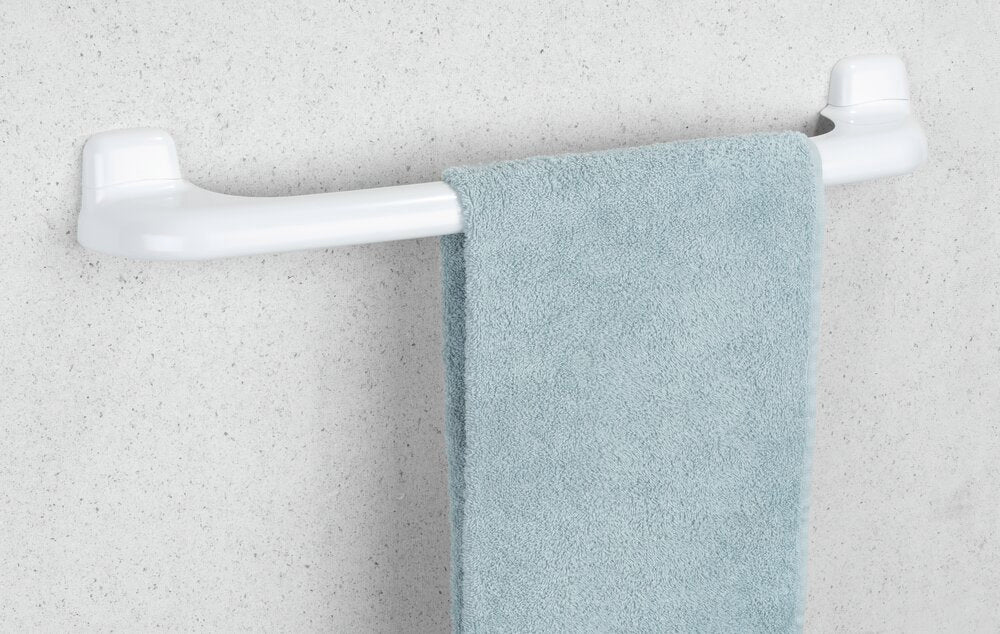 Håndklestang 60 cm plast hvit Pure-serien - Wenko detalj