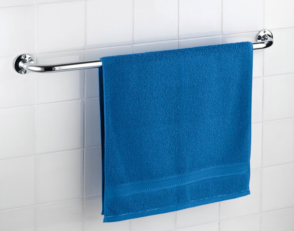Håndklestang 80 cm rustfritt stål Basic-serien - Wenko nærbilde av materiale