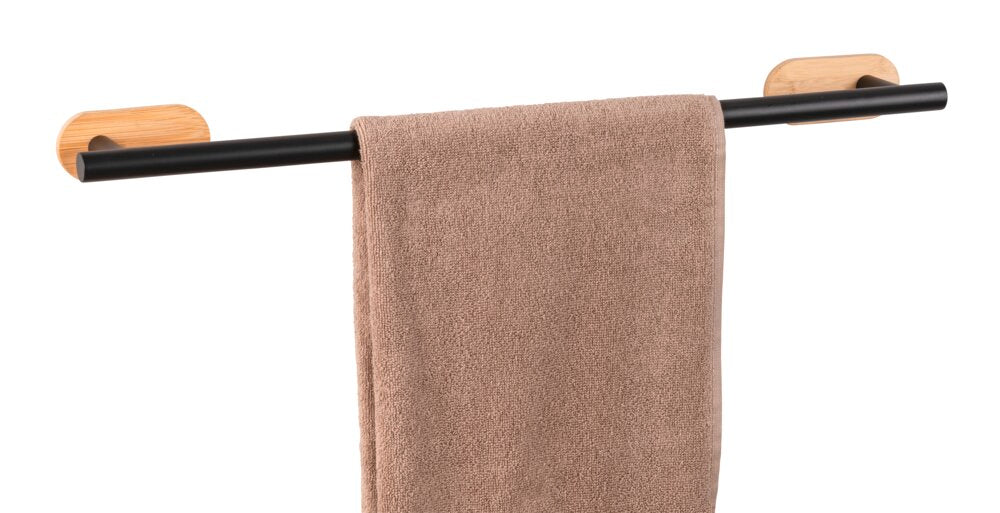 Håndklestang bambus og rustfritt stål Turbo-Loc® forside