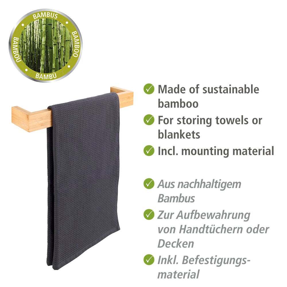 Håndklestang Bambusa bambus 40 cm - WENKO bakside