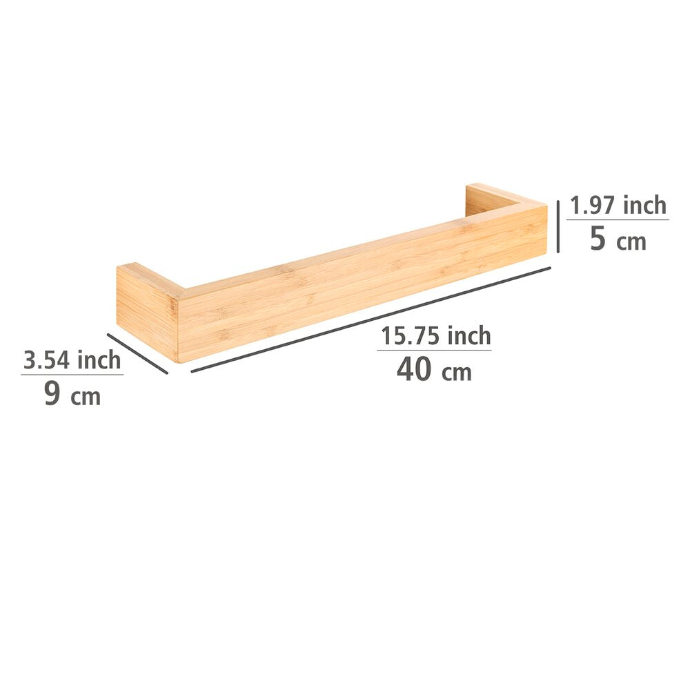 Montert håndklestang Bambusa bambus 40 cm - WENKO på bad