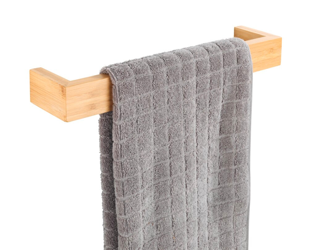 Håndklestang Bambusa bambus 40 cm - WENKO sett fra siden