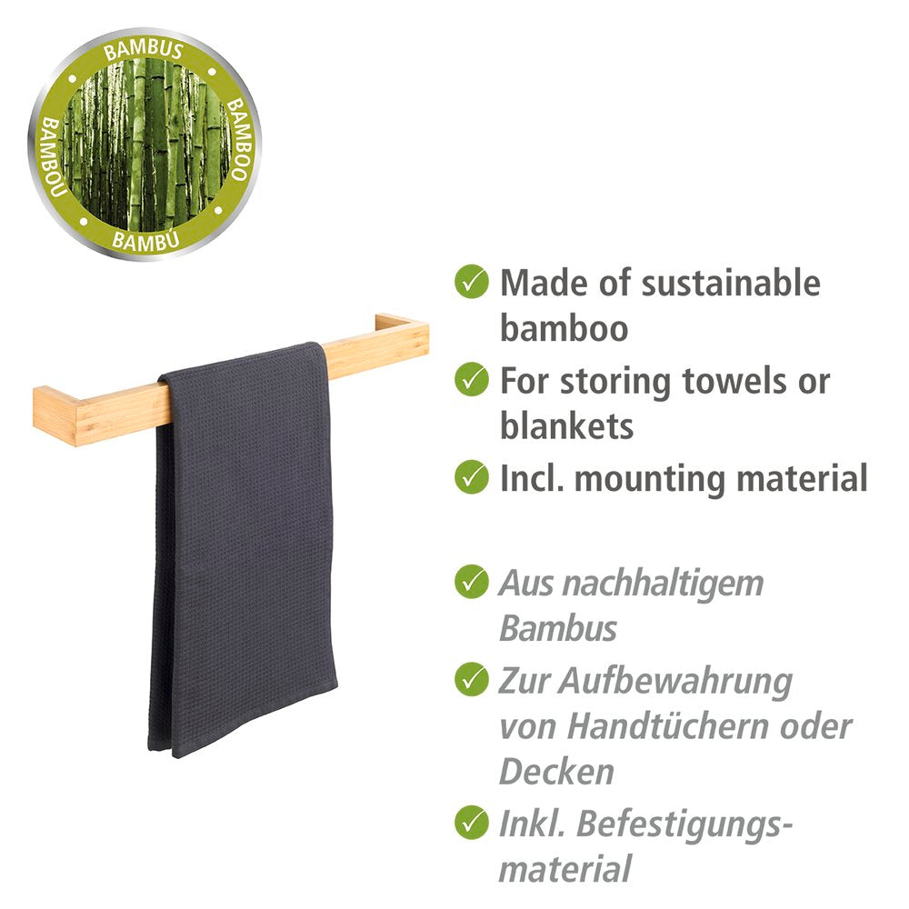 Håndklestang Bambusa bambus 60 cm - WENKO bakside