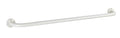Håndklestang Basic 80 cm hvit rustfritt stål forfra