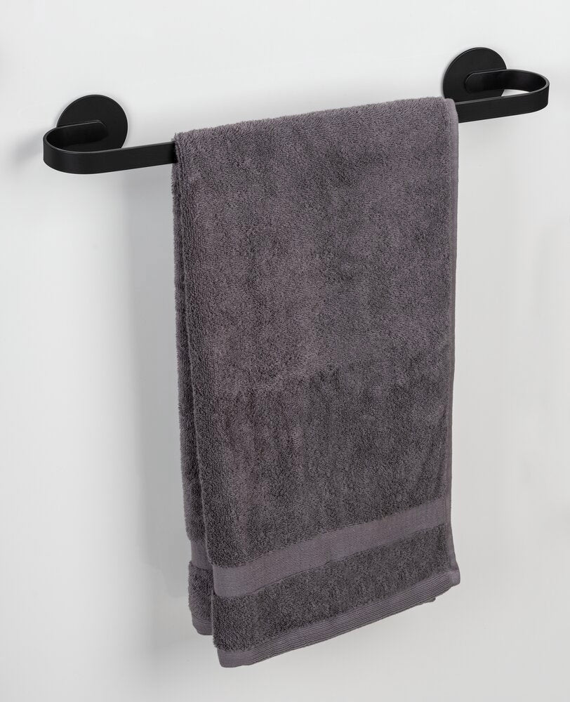 Sideprofil av Håndklestang Bivio svart matt 40 cm aluminium
