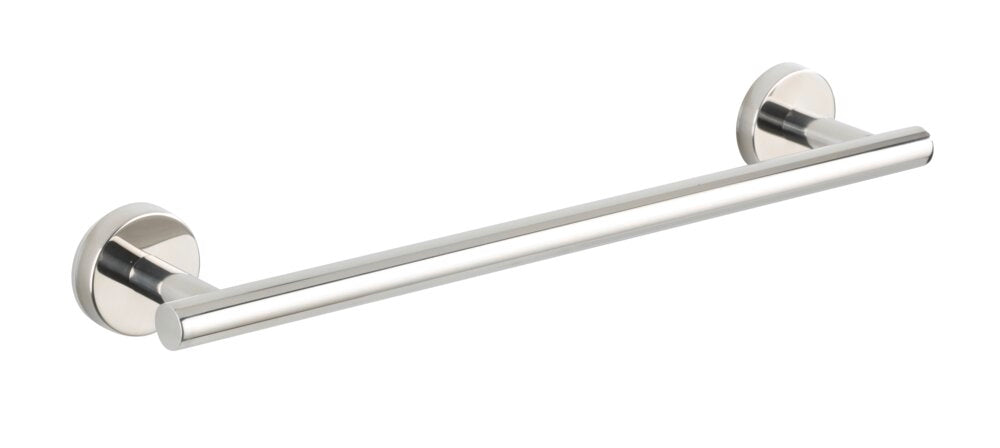 Håndklestang Bosio rustfritt stål blank 40 cm forfra